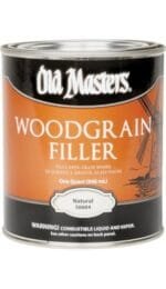 Old Masters Woodgrain Filler Natural Tone Quart Fills Open-Grain Wood - Image 4