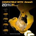 Dewalt 20V MAX Cordless Mini Chainsaw - Auto-Tensioning, Brushless - Image 2