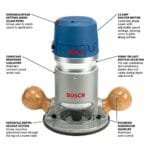 BOSCH 2.25HP Variable Speed Fixed-Base Router | Professional 1617EVS