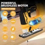 DEWALT 20V Cordless Jigsaw | Brushless 2900RPM | 45° Bevel | LED - Image 4