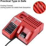 Swidan M12 M18 Li-ion Charger for Milwaukee 12V-18V Battery Packs - Image 7