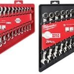 Milwaukee Metric & SAE Combo Wrench Sets Bundle 48-22-9415/9515