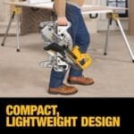 DEWALT 20V MAX 7-1/4-Inch Miter Saw Cordless, Tool Only (DCS361B) - Image 3