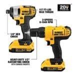 Renewed DeWalt 20V MAX 10-Tool Cordless Combo Kit w/Batteries 2Ah - Image 2