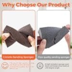 8-Pack Premium Sanding Sponges | Multi-Grit Blocks for Wood & Drywall - Image 2