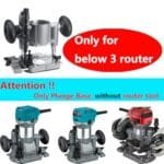 Premium Aluminum Plunge Router Base for Makita - Compact Palm Compatible - Image 4