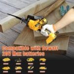 Cordless Reciprocating Saw for DeWalt 20V, Brushless, 4 Blades, 3500SPM - Image 4