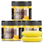 Premium 3PC Beeswax Wood Polish - Natural Furniture Care & Restoration