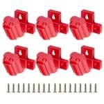 Crtbelfy 6-Pack Tool Holder Mount for Milwaukee M12 12V Drills