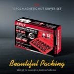 12-Piece Magnetic Drill Bit Nut Driver Set | SAE & Metric Power Kit - Image 7