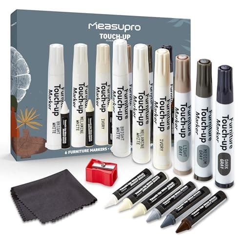 51XXsL7PPtL._SL500_.jpg Wood Furniture Repair Kit - 13 Markers for Scratch & Stain Touch-Up - Image 1