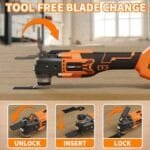 DEWALT 6-Speed Brushless Cordless Oscillating Multi-Tool with LED - Image 6