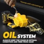 Dewalt 20V MAX Cordless Mini Chainsaw - Auto-Tensioning, Brushless - Image 3