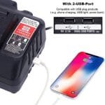 4-Port Fast Charger for Milwaukee 18V 14.4V Li-ion Batteries - Image 5