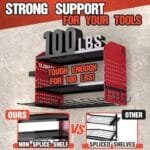 Power Tool Wall Organizer & Charging Dock: 4 Drill Garage Storage Rack - Image 4