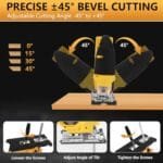 DEWALT 20V Cordless Jigsaw | Brushless 2900RPM | 45° Bevel | LED - Image 7