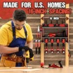Power Tool Wall Organizer & Charging Dock: 4 Drill Garage Storage Rack - Image 6