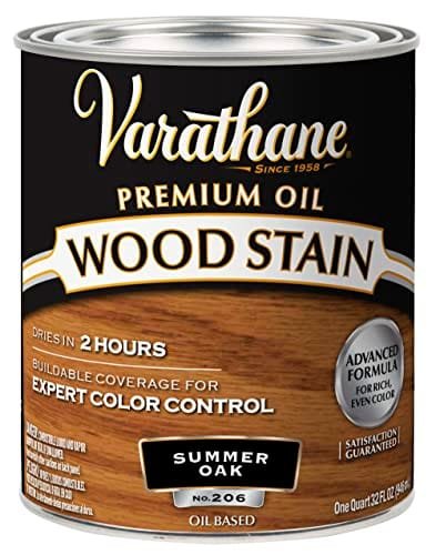 51tq6ka40ZL._SL500_.jpg Summer Oak Varathane Oil-Based Interior Wood Stain - 1 qt - Image 1