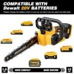 10" Dewalt 20V Brushless Cordless Chainsaw | Auto-Oiler Wood Cutter - Image 2