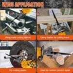 Cordless Reciprocating Saw for DeWalt 20V, Brushless, 4 Blades, 3500SPM - Image 6