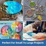 Crystal Clear Epoxy Resin Kit 32oz - No Bubble No Yellow DIY Art Crafts - Image 6