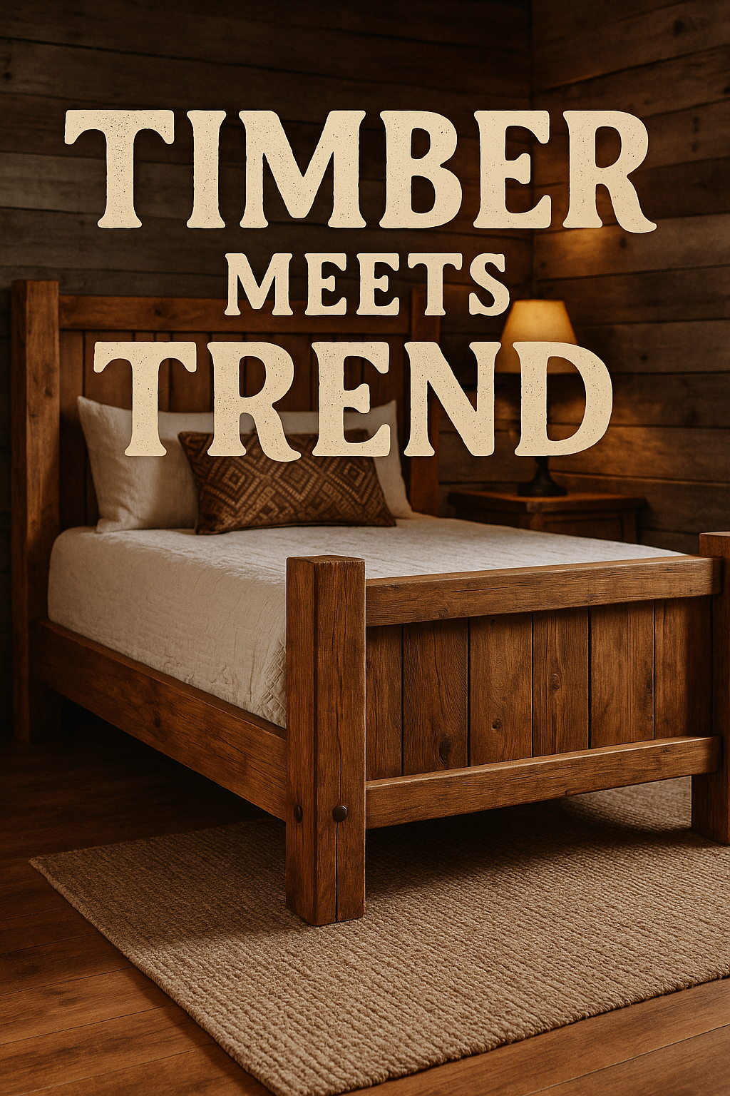 Rustic Barn Door Headboard: Handcrafted Wood Decor for Your Home