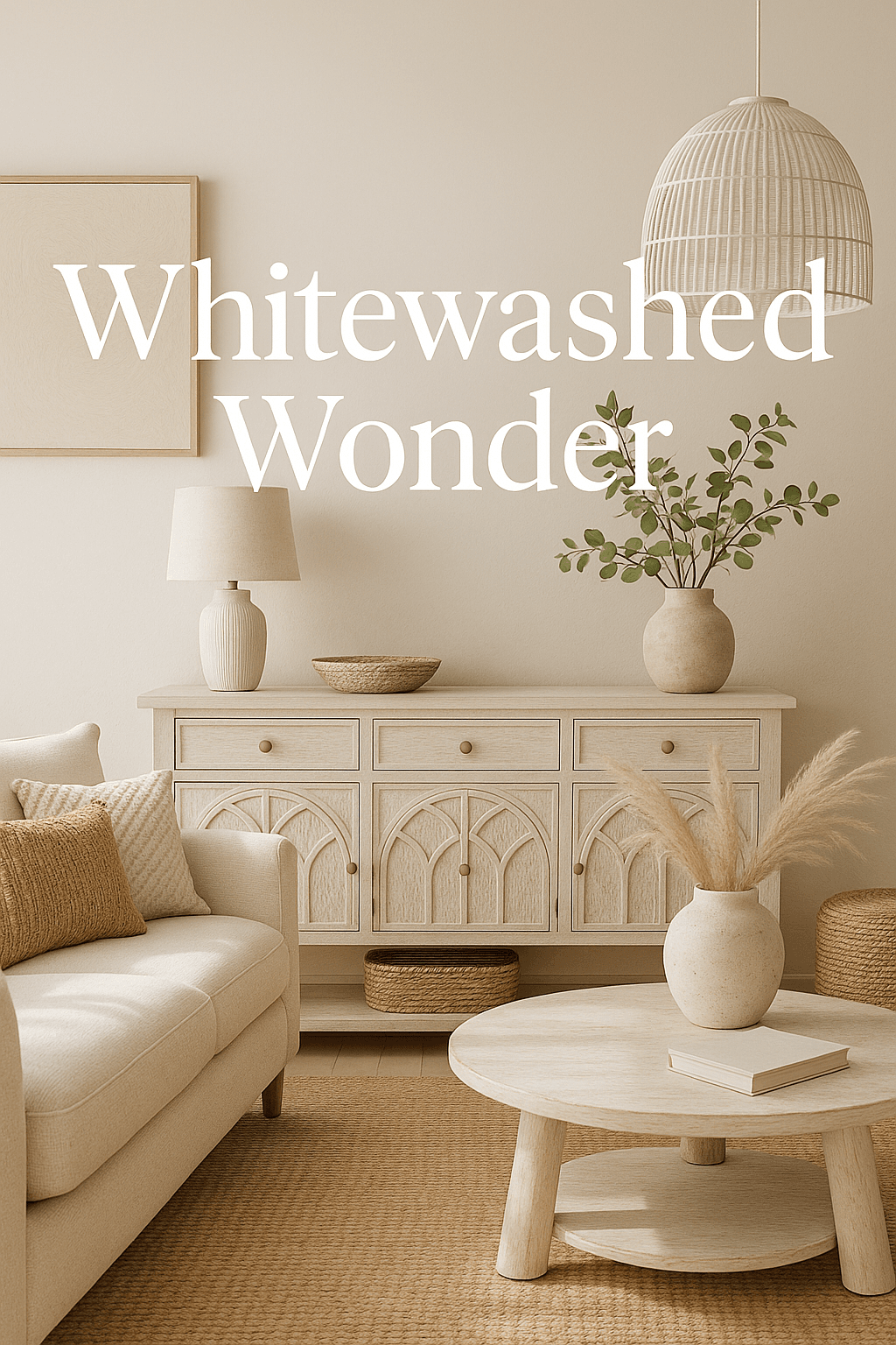 Bleached Wood Dining Table: A Calm, Natural Centerpiece