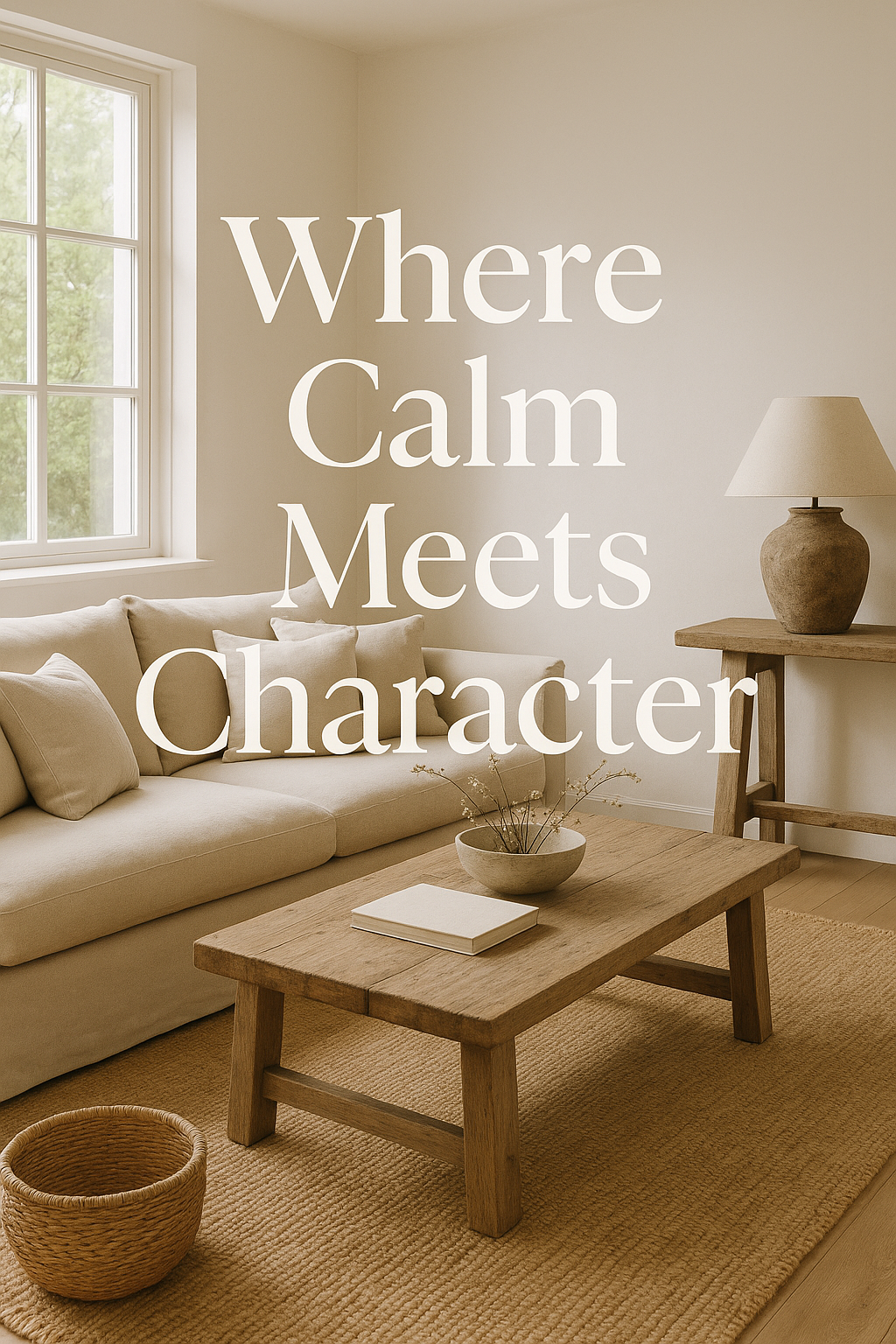 Minimalist Floating Wood Desk: A Haven of Calm and Style