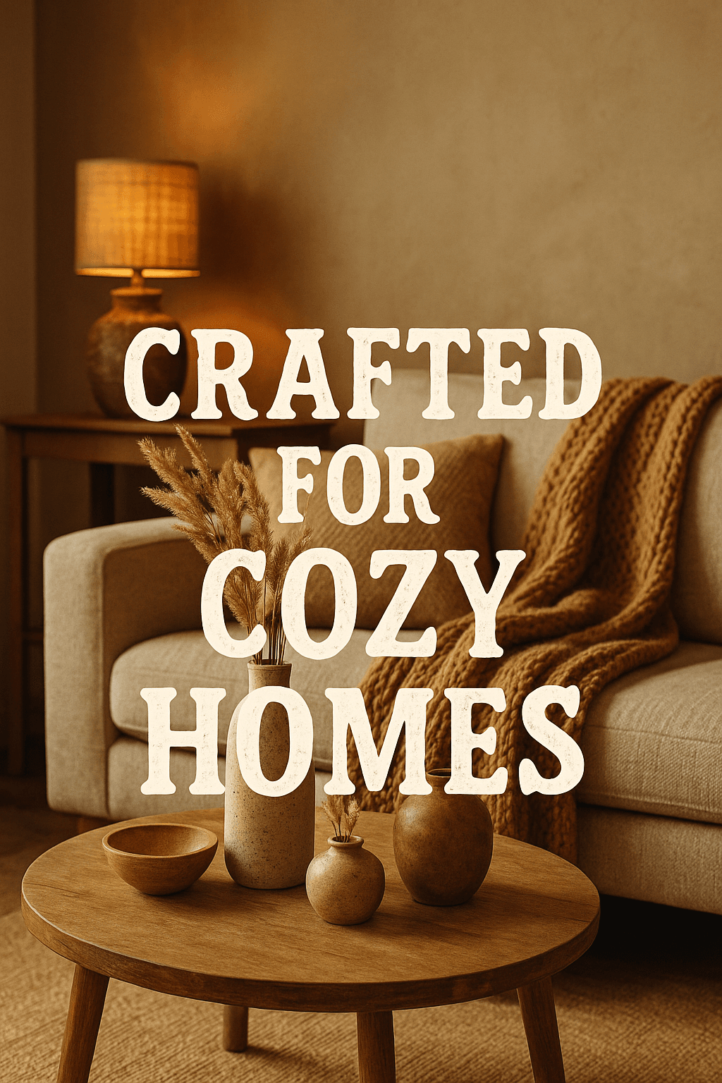 Vintage Crate Side Table: Handcrafted Charm for Your Cozy Home