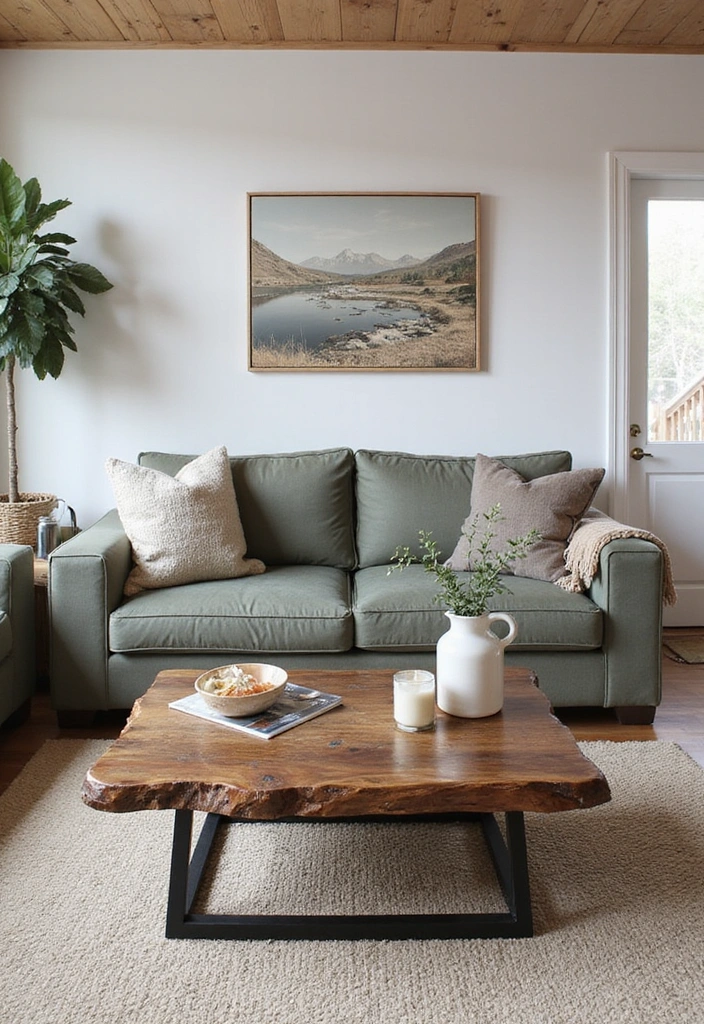 12 Stunning Wood Coffee Tables That'll Add Rustic Charm to Your Living Room (You Won't Believe #5!) - 11. Combining Styles