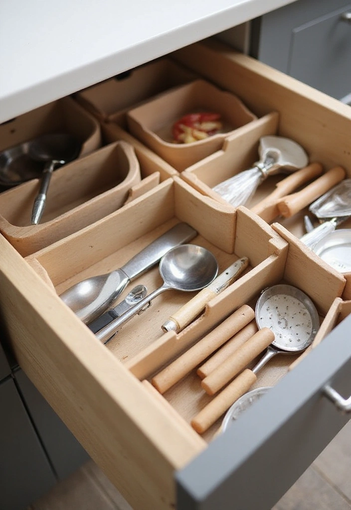 15 Genius Kitchen Storage Ideas That'll Make You Say 'Why Didn't I Think of That?!' - 4. Hidden Drawer Dividers