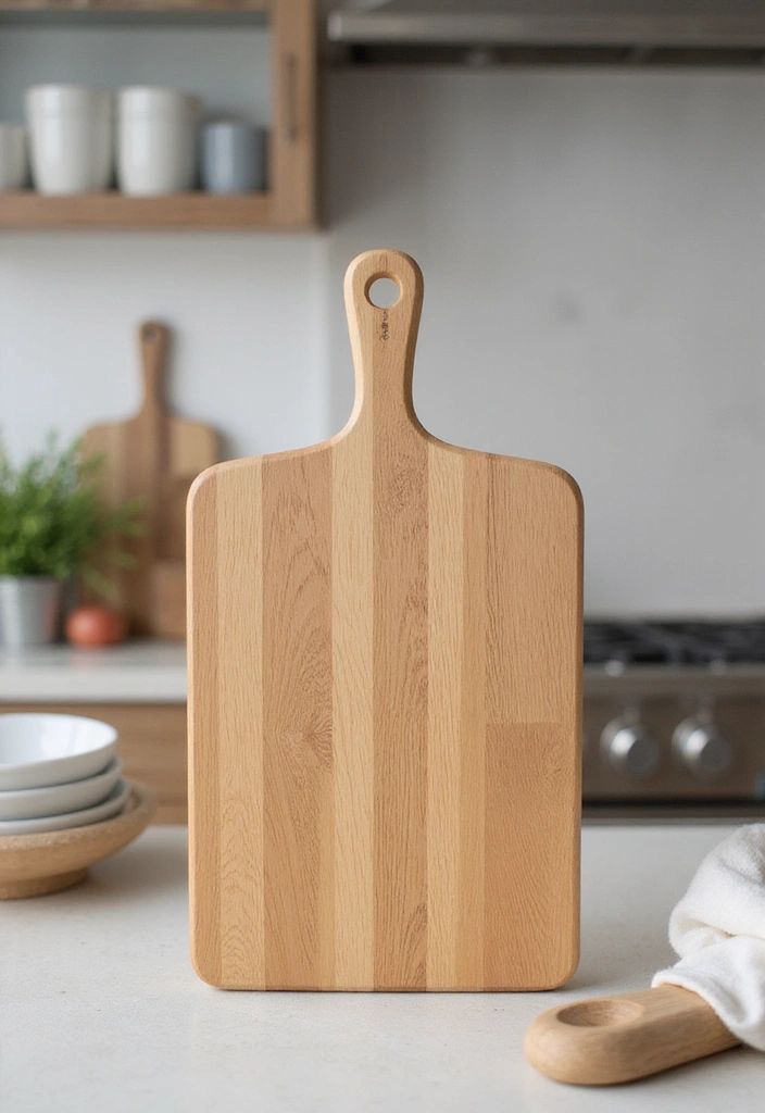 17 Stunning Wooden Cutting Boards That'll Elevate Your Kitchen Game! - 14. The Minimalist Design