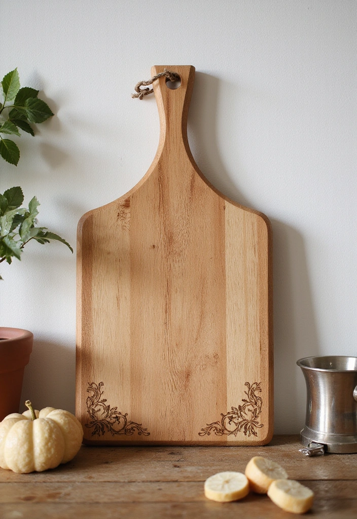 17 Stunning Wooden Cutting Boards That'll Elevate Your Kitchen Game! - 16. The Board That Doubles as Decor