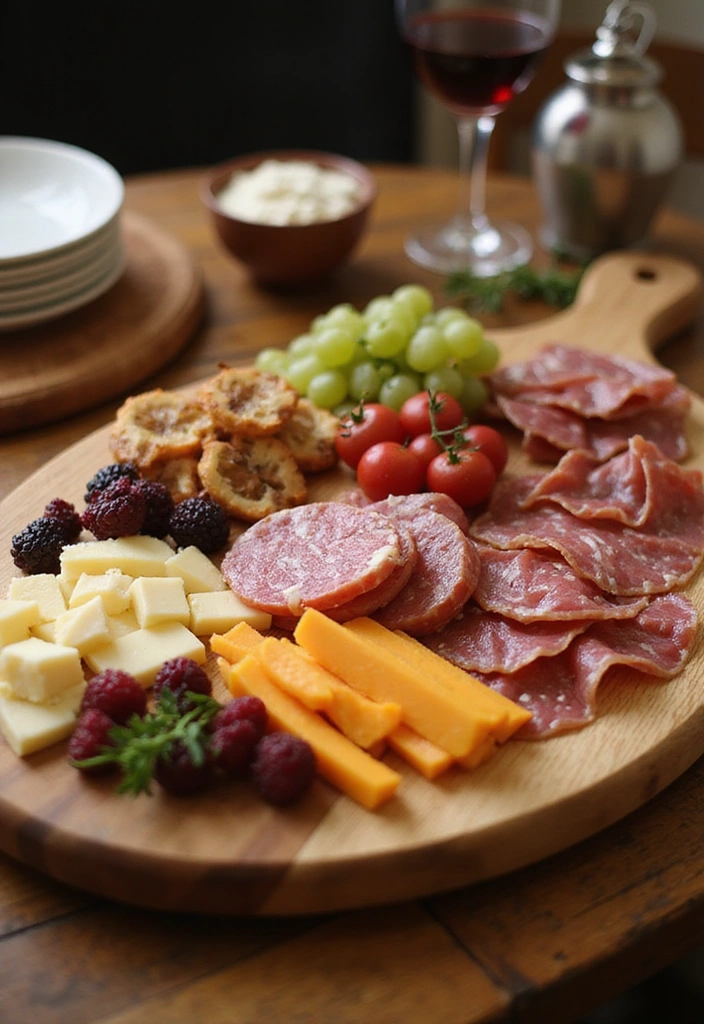 17 Stunning Wooden Cutting Boards That'll Elevate Your Kitchen Game! - 6. The Charcuterie Star