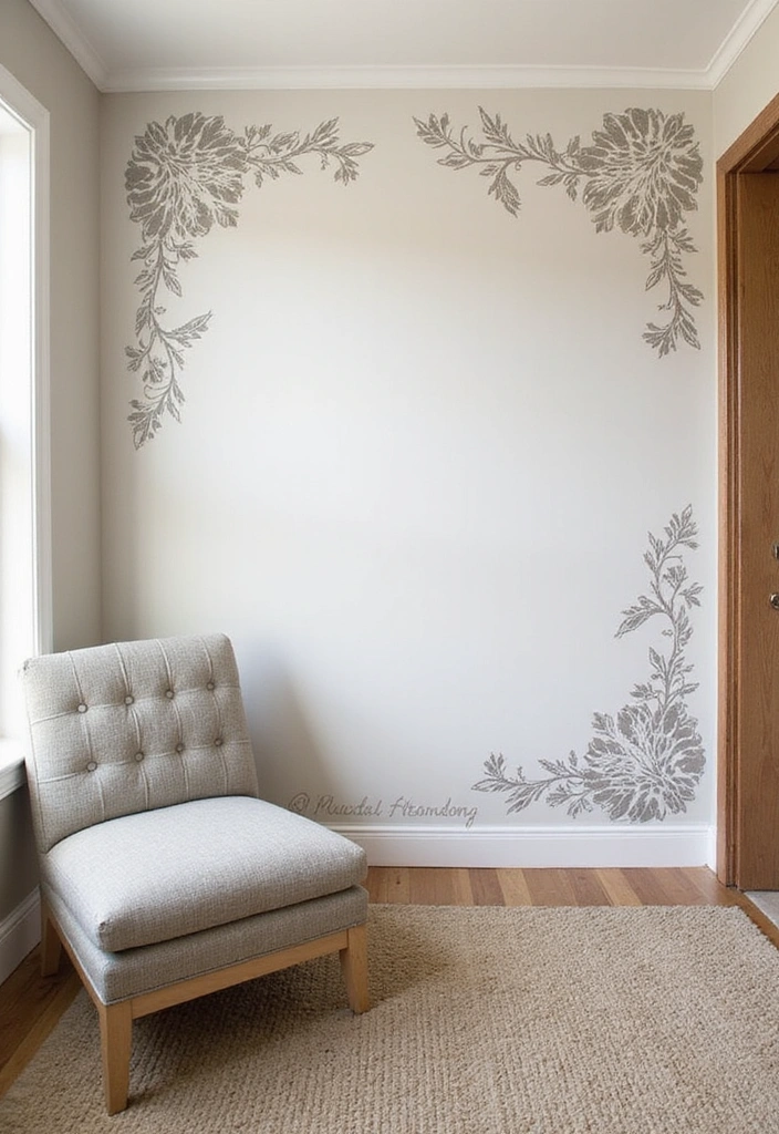 25 DIY Home Decor Projects That'll Transform Your Space on a Budget! - 25. DIY Wall Stencils