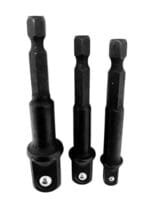 DeWalt 3-Pc Impact-Ready Socket Adapters Set | Quick-Connect Tools