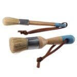 Chalk Paint Brush Set: Natural Bristle Brushes for Furniture Refinishing