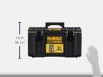 DEWALT ToughSystem 2.0 DS300 Medium Stackable Tool Box Storage Case - Image 3