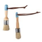 Chalk Paint Brush Set: Natural Bristle Brushes for Furniture Refinishing - Image 4