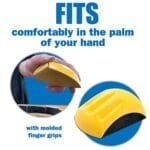 6" Hook & Loop Sanding Mouse Block for Wood, Auto & Home Projects - Image 4