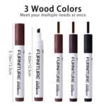 Wood Scratch Repair Markers Kit - 3 Colors for Furniture & Floors - Image 2