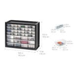 IRIS 44-Drawer Hardware Organizer Cabinet - Craft & Tool Storage - Image 5