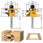 Premium Router Bit Set: 1/4" Cabinet Door Woodworking Tools 3PCS - Image 3
