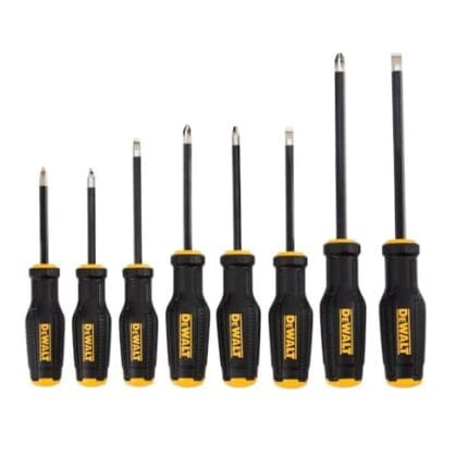 DEWALT ToughSeries 8-Piece Pro Magnetic Screwdriver Set with Storage