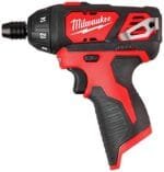 Milwaukee M12 12V Li-Ion 1/4" Hex Cordless Screwdriver Tool-Only - Image 2