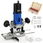 Powerful 1.25HP Wood Router Kit: 6-Speed igooo ER850 with Bits & Guides