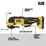 DEWALT 12V MAX Brushless Oscillating Tool Kit - Compact & Powerful - Image 5