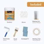 Eco-Friendly Wood Furniture Paint - Matte Light Oak Brown Acrylic 32oz - Image 3