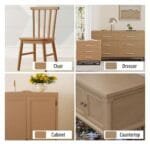 Eco-Friendly Wood Furniture Paint - Matte Light Oak Brown Acrylic 32oz - Image 4