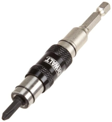 DEWALT Magnetic Pivoting Impact Driver Bit Holder with Secure Ring